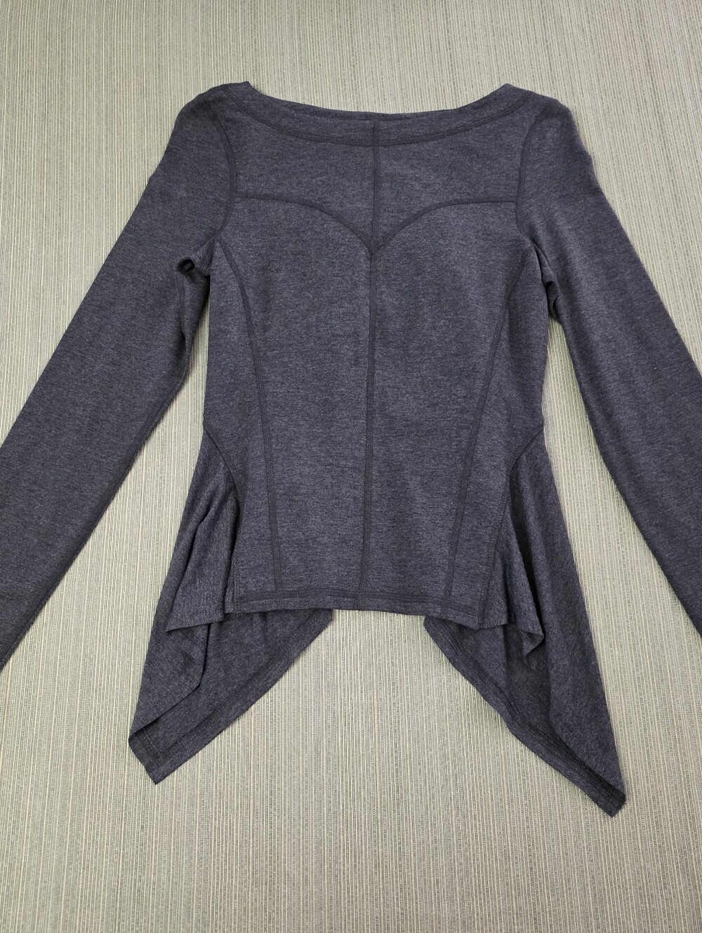 Stunning Grey Open Back Long Sleeve